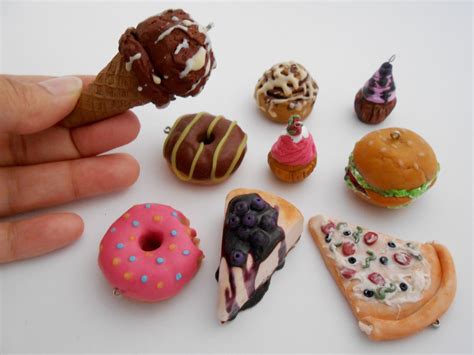 polymer clay mini food